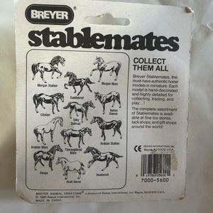 Breyer stablemates vintage No. 5023 Native Dancer Horse figure